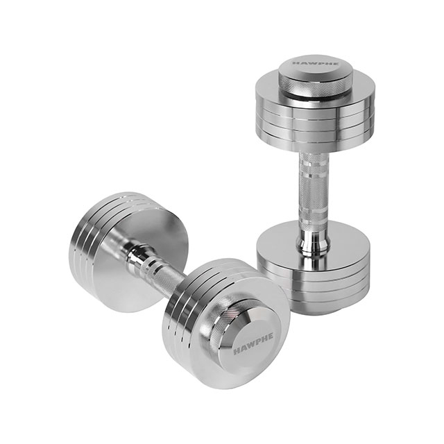 HAWPHE Hard-chromed Adjustable Dumbbell